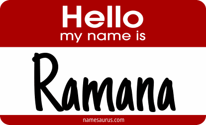 Hello my name is Ramana png download