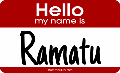 Hello my name is Ramatu png download