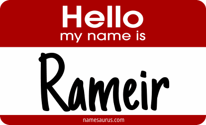 Hello my name is Rameir png download