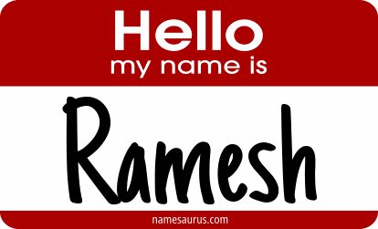 Hello my name is Ramesh png download