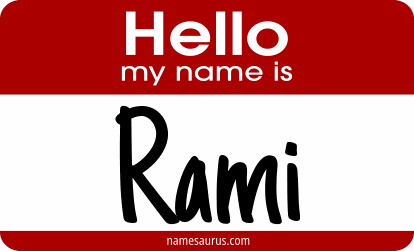 Hello my name is Rami png download