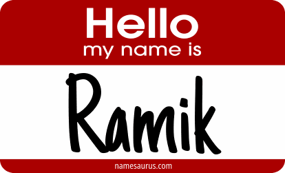 Hello my name is Ramik png download