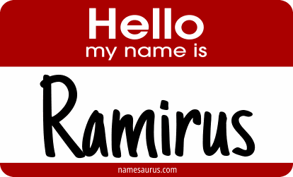 Hello my name is Ramirus png download