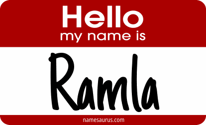 Hello my name is Ramla png download