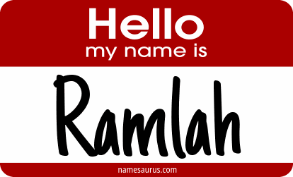 Hello my name is Ramlah png download