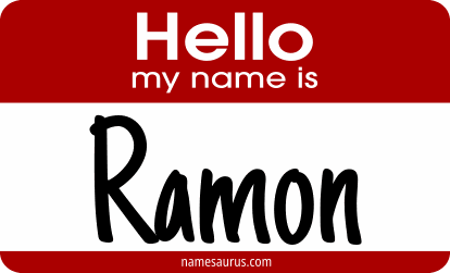 Hello my name is Ramon png download