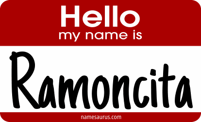 Hello my name is Ramoncita png download
