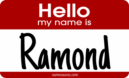 Hello my name is Ramond png download