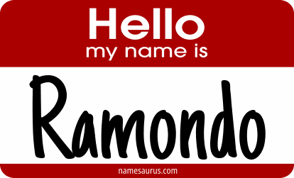 Hello my name is Ramondo png download