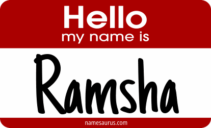 Hello my name is Ramsha png download
