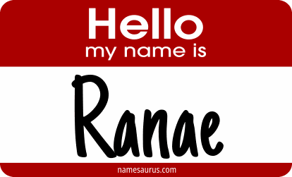 Hello my name is Ranae png download