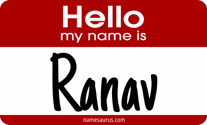 Hello my name is Ranav png download