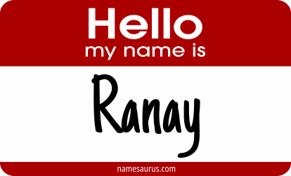 Hello my name is Ranay png download