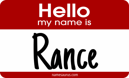 Hello my name is Rance png download