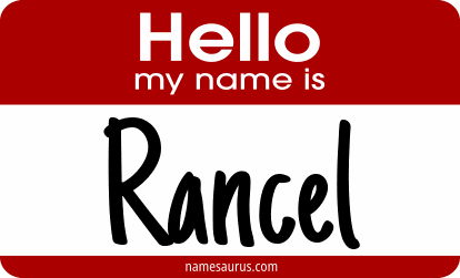 Hello my name is Rancel png download