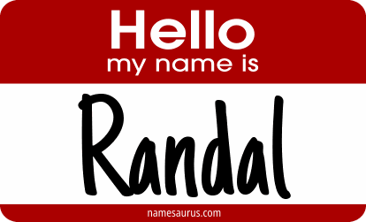 Hello my name is Randal png download