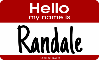 Hello my name is Randale png download