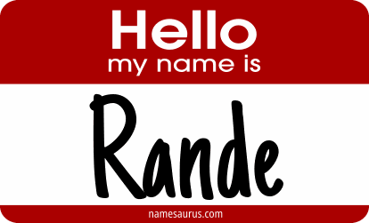 Hello my name is Rande png download