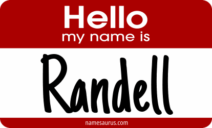 Hello my name is Randell png download