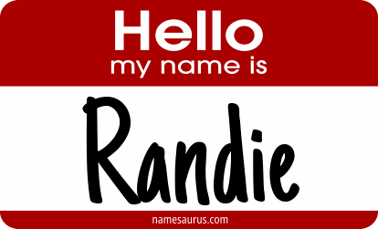 Hello my name is Randie png download