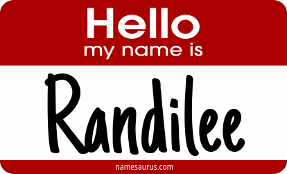Hello my name is Randilee png download