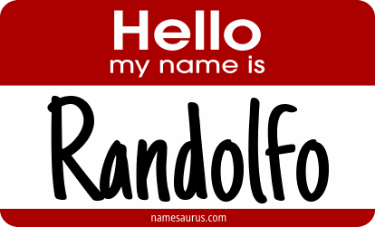 Hello my name is Randolfo png download