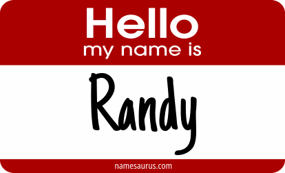 Hello my name is Randy png download