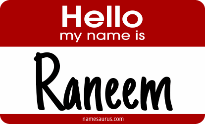 Hello my name is Raneem png download