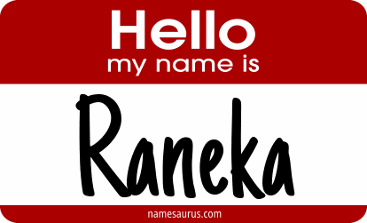 Hello my name is Raneka png download