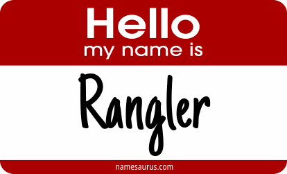 Hello my name is Rangler png download