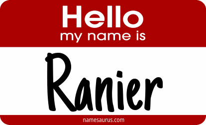 Hello my name is Ranier png download