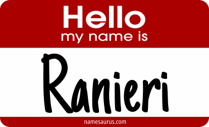 Hello my name is Ranieri png download