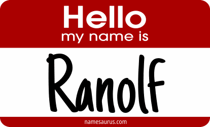 Hello my name is Ranolf png download