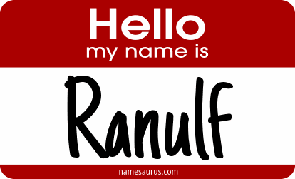 Hello my name is Ranulf png download