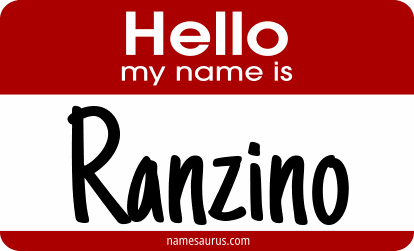 Hello my name is Ranzino png download