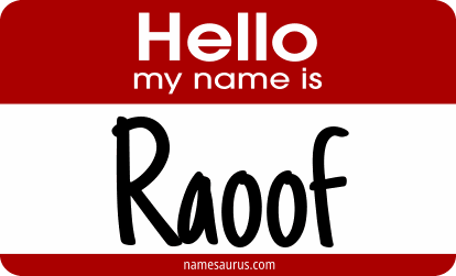 Hello my name is Raoof png download