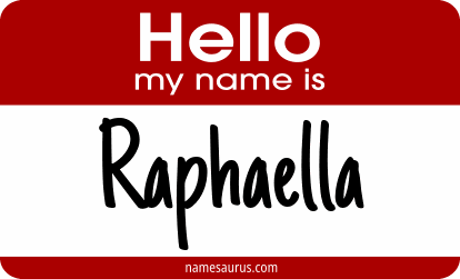 Hello my name is Raphaella png download