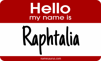 Hello my name is Raphtalia png download