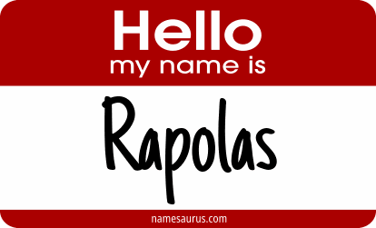 Hello my name is Rapolas png download