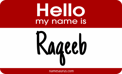 Hello my name is Raqeeb png download