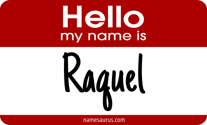Hello my name is Raquel png download