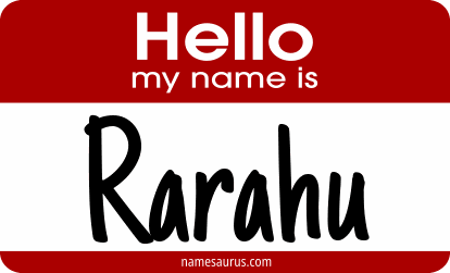 Hello my name is Rarahu png download