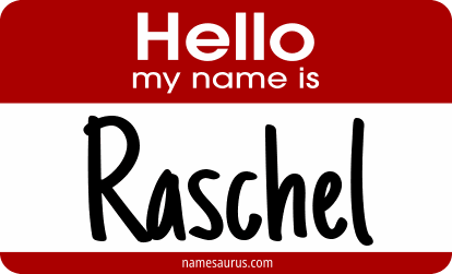 Hello my name is Raschel png download