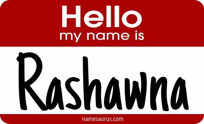 Hello my name is Rashawna png download