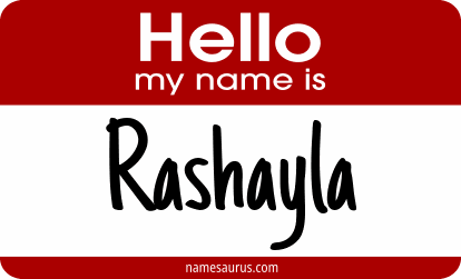Hello my name is Rashayla png download