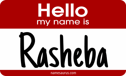 Hello my name is Rasheba png download