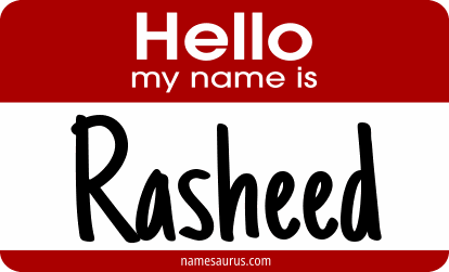 Hello my name is Rasheed png download