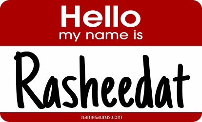 Hello my name is Rasheedat png download