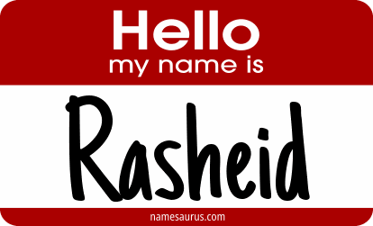 Hello my name is Rasheid png download