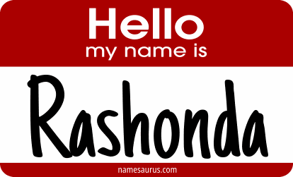 Hello my name is Rashonda png download